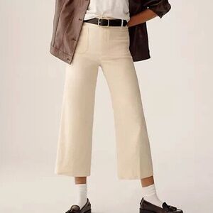 Anthropologie Tan Cropped Pants